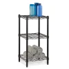 Shelving*Honey-Can-Do Small 3-Tier Adjustable Storage Shelving Unit, 15"W, Black (SHF-09209)