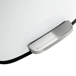 Steel Indoor Trash Can Set with Hinged Lid, 7.92 & 1.32 Gallon, White (TRS-09076)<Honey-Can-Do Sale