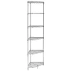 Shelving*Honey-Can-Do 6-Tier Compact Triangle Corner Shelving Unit, Chrome (SHF-10025)
