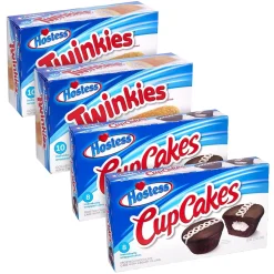 Hostess Twinkie & Cupcake Variety Pack, 4/Pack (600-04134)