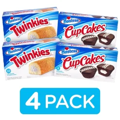 Hostess Twinkie & Cupcake Variety Pack, 4/Pack (600-04134)