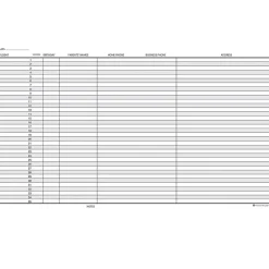Grade Books*House of Doolittle Class Record Book, 8.5