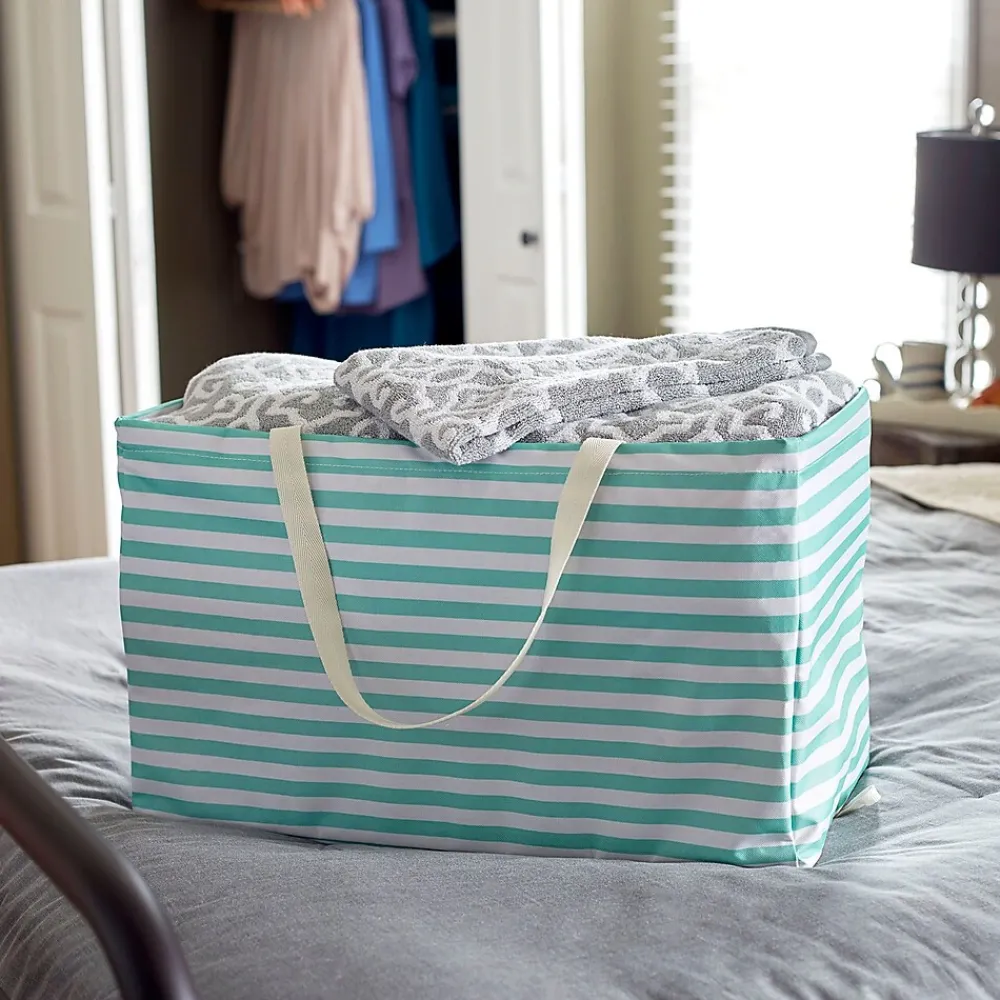 Krush Container Rectangle Tote Bag, Stripes (2242)<Household Essentials Clearance