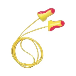 Howard Leight Laser Lite Corded Earplugs, Magenta/Yellow, 100/Box (LL-30)