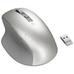 New HP 930 Creator Wireless Ergonomic Bluetooth & USB Mouse, Silver (1D0K9AA)