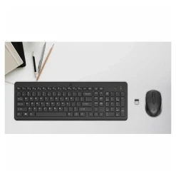 Outlet HP 330 Wireless Ergonomic Keyboard & Mouse Combo, Black (2V9E6AA)