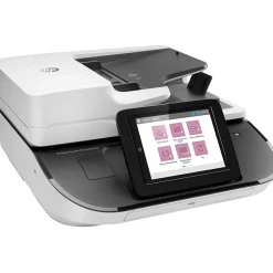 HP Digital Sender Flow 8500fn2 Flatbed Desktop Scanner, Black/White