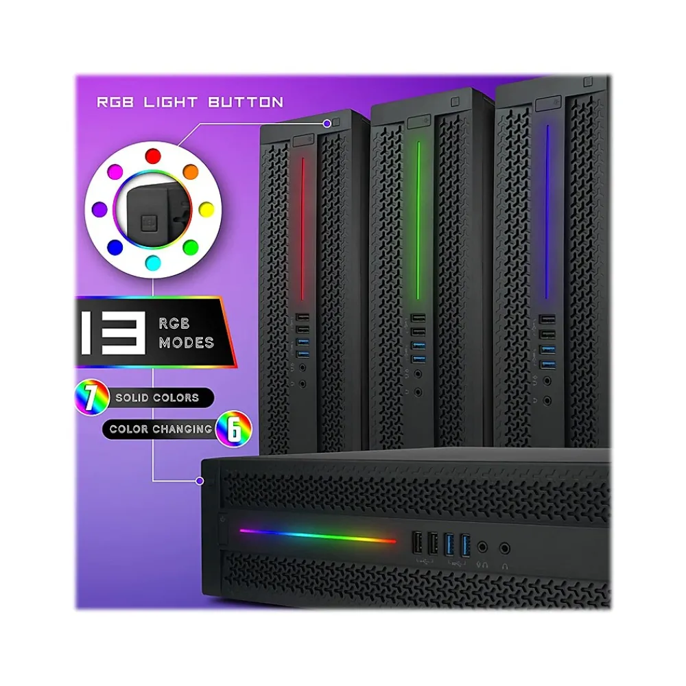 Discount HP EliteDesk 800 G2 Refurbished Gaming Desktop Computer, Intel Core i7-6700, 8GB Memory, 250GB SSD (BTG-00049832STP)