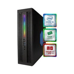 Online HP EliteDesk 800 G2 Refurbished Gaming Desktop Computer, Intel Core i5-6500, 16GB Memory, 500GB SSD, 3TB HDD (BTG-00049836STP)