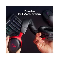 Clearance HP HyperX Cloud III Wireless Stereo Gaming Headset, USB Type-C, Black/Red (77Z46AA)