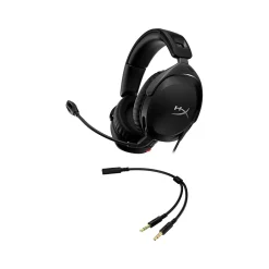 Outlet HP HyperX Cloud Stinger 2 Noise Canceling Gaming Over-The-Ear Headset, 3.5mm, Black (519T1AA)