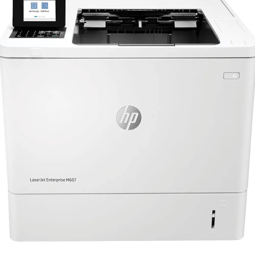 HP LaserJet Enterprise M607n Black & White Laser Printer, Single-Function, Print (K0Q14A#BGJ)