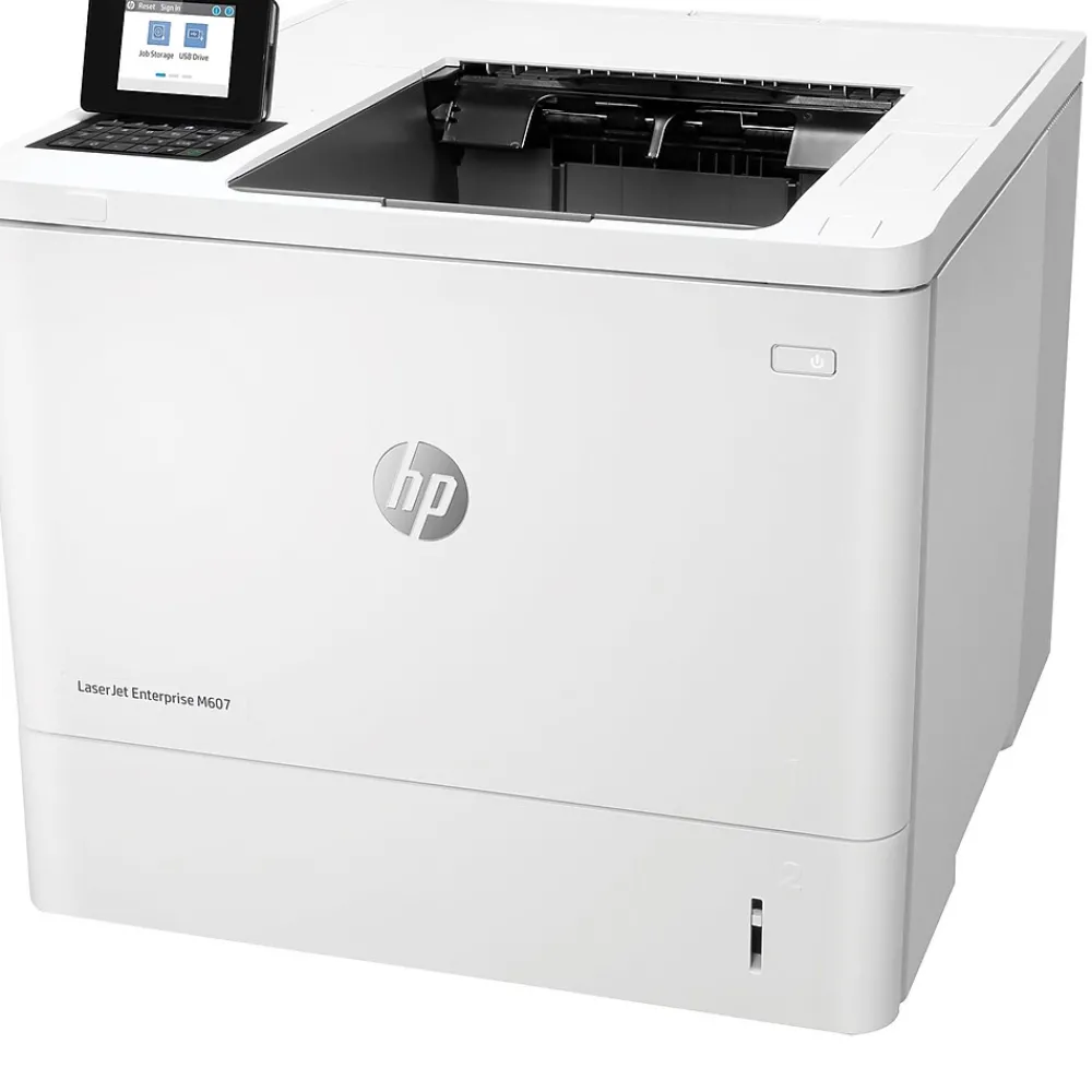 HP LaserJet Enterprise M607n Black & White Laser Printer, Single-Function, Print (K0Q14A#BGJ)