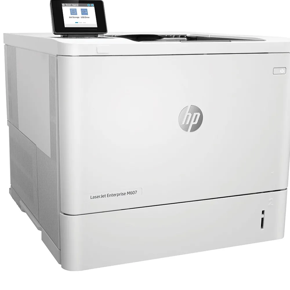 HP LaserJet Enterprise M607n Black & White Laser Printer, Single-Function, Print (K0Q14A#BGJ)