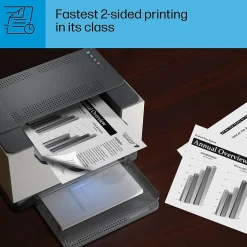 HP LaserJet M209dw Wireless Black & White Laser Printer, Single-Function, Print, Best for Home Office (6GW62F)