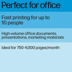 HP LaserJet Pro 4001dn Wired Black & White Laser Printer, Single Function Print, 2-Sided Printing, Best for Office (2Z600F)