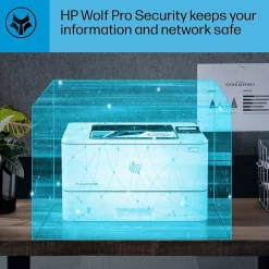 HP LaserJet Pro 4001dn Wired Black & White Laser Printer, Single Function Print, 2-Sided Printing, Best for Office (2Z600F)