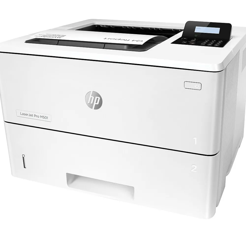 HP LaserJet Pro M501dn Black & White Laser Printer, Single-Function, Print (J8H61A#BGJ)