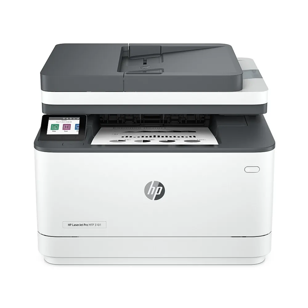 HP LaserJet Pro MFP 3101sdw Wireless Black & White All-in-One Laser Printer, Scanner, Copier, Best for Office (9D2X4F)