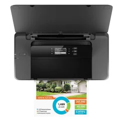 HP OfficeJet 200 Portable Wireless Color Inkjet Printer, Single-Function, Print (CZ993A#B1H)