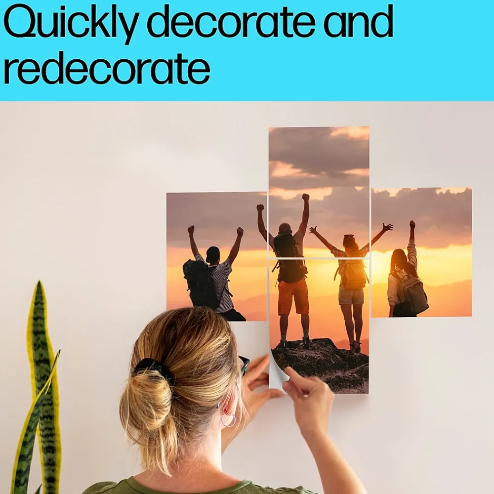 Photo Paper*HP Picture Stickers, 8.5" x 11", 25 Sheets/Pack (8L1U9A)