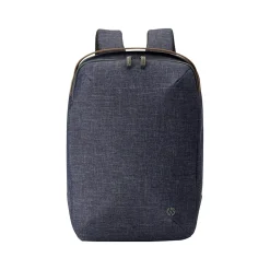 Renew Laptop Backpack, Heather Blue/Brown Fabric/Faux Leather (1A212AA#ABL)<HP Clearance