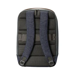 Renew Laptop Backpack, Heather Blue/Brown Fabric/Faux Leather (1A212AA#ABL)<HP Clearance