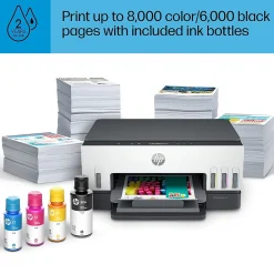 HP Smart Tank 6001 Wireless All-in-One Color Ink Tank Printer Scanner Copier, 2 years ink included (2H0B9A)