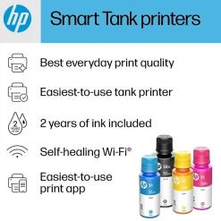 HP Smart Tank Plus 651 Wireless All-in-One Ink Tank Printer with up to 2 Years of Ink Included (7XV38A)