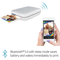 HP Sprocket 200 Wireless Color Inkjet Printer, Single-Function, Print (ISPW)