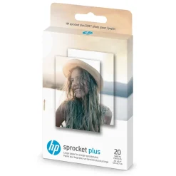 Photo Paper*HP Sprocket Plus Glossy Photo Paper, 2.3" x 3.4", 20 Sheets/Pack (IZL2X320)