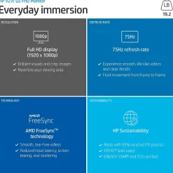 Hot HP V27c G5 27" Curved LCD Monitor, Black (65P60AA#ABA)