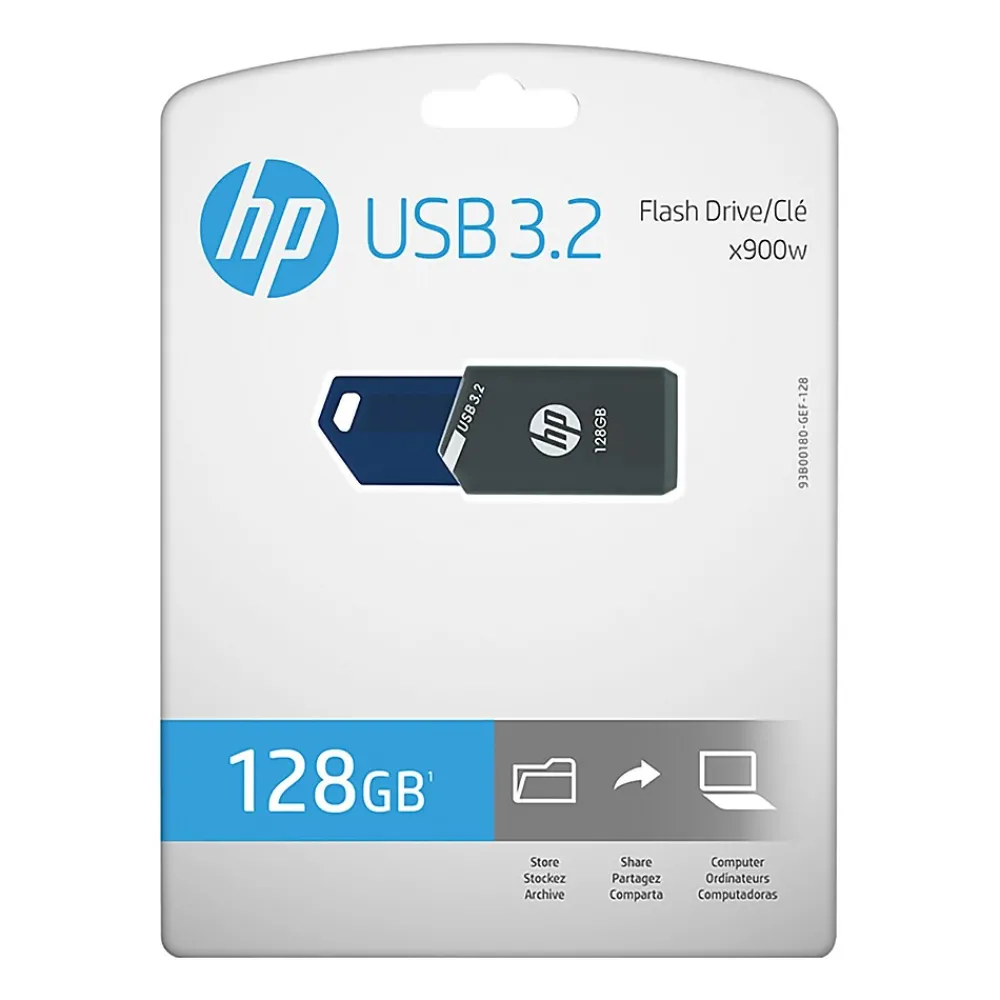 Best HP x900w 128GB USB 3.0 Flash Drive (P-FD128900-GE)