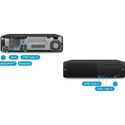 Outlet HP Z2 G9 Desktop Computer, Intel Core i7 14700K, 32GB Memory, 1TB SSD, Windows 11 Professional (A1NU5UT#ABA)