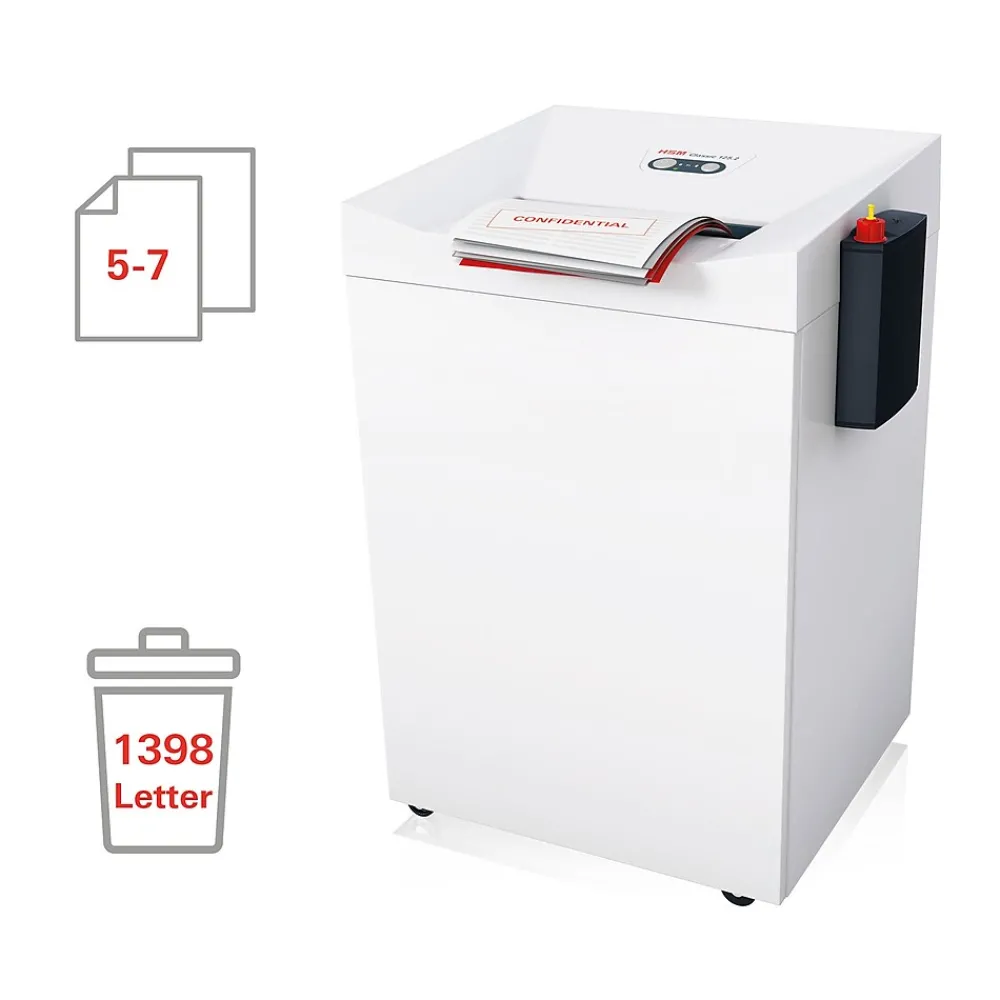 Clearance HSM Classic 125.2 HS L6 7-Sheet Cross-Cut Paper Only Shredder (15621730)
