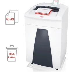 Clearance HSM SECURIO P36i 49-Sheet Strip-Cut Multi-Media Shredder (1851)