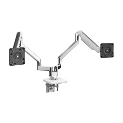 New Humanscale Dual Monitor Arm, Polished Aluminum (X22DBW)