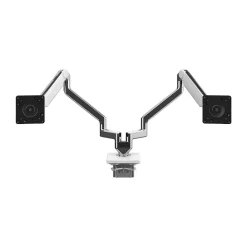 New Humanscale Dual Monitor Arm, Polished Aluminum (X22DBW)
