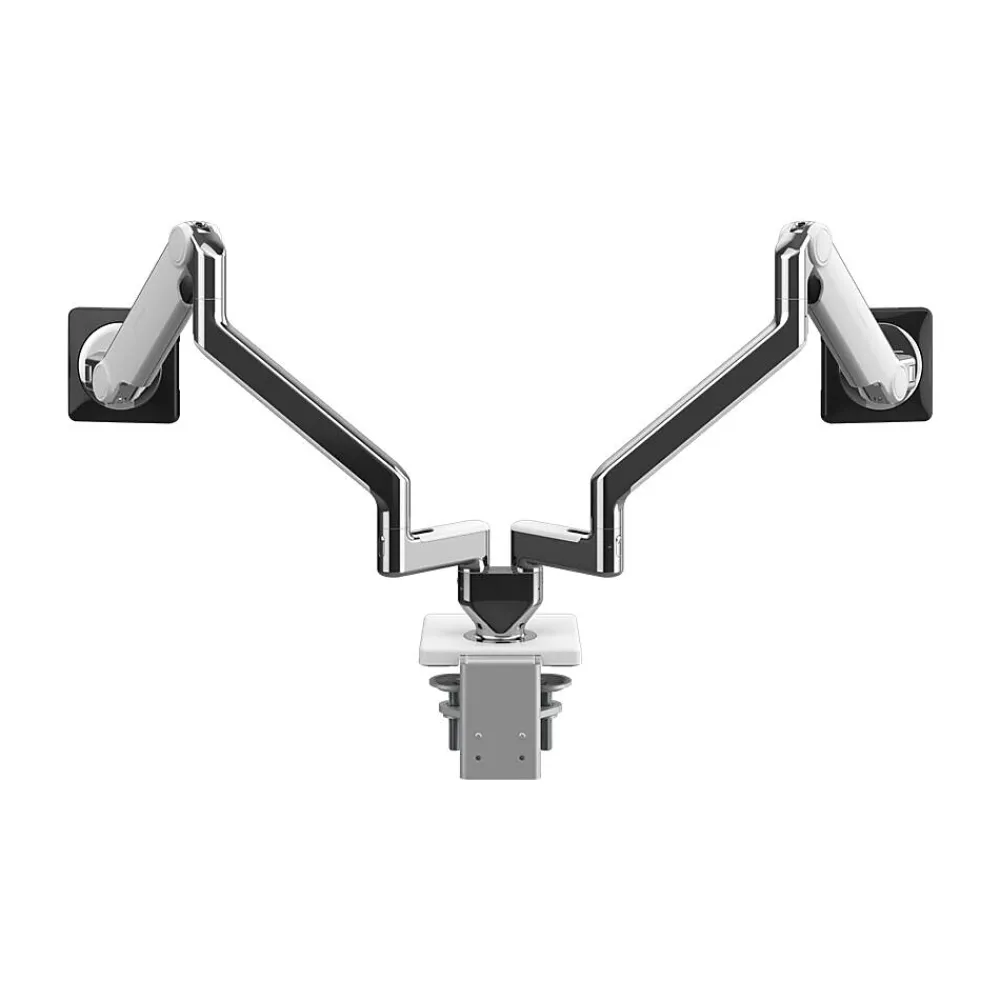 New Humanscale Dual Monitor Arm, Polished Aluminum (X22DBW)