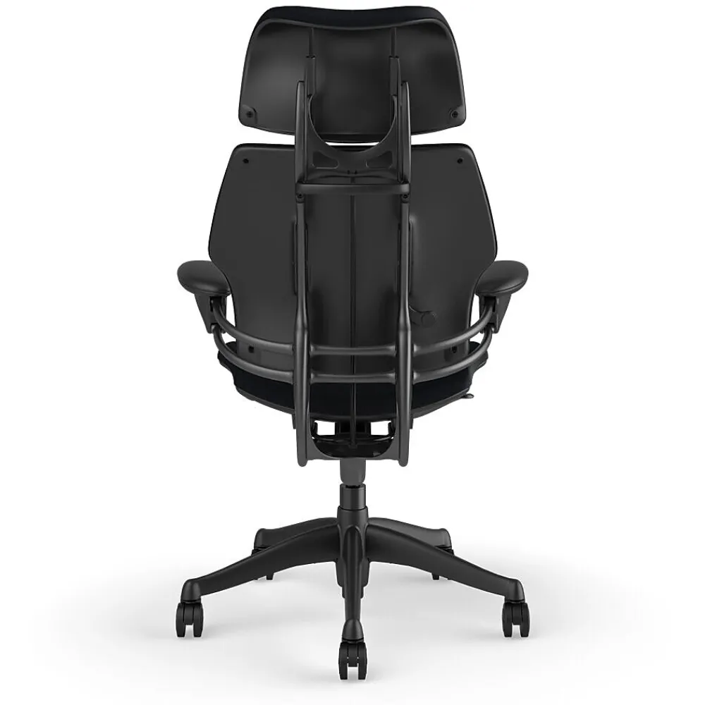 Office Chairs*Humanscale Freedom Headrest Ergonomic Fabric Swivel Task Chair, Black (F211GCF10XFSHNSC)