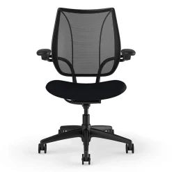 Office Chairs*Humanscale Liberty Ergonomic Fabric Swivel Task Chair, Black (L113BM10CF10XFSHNSC)