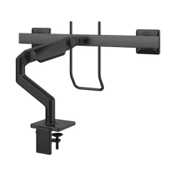 Best Humanscale M8.1 Adjustable Dual Monitor Arm with Crossbar, Up to 28