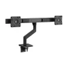 Humanscale M8.1 Adjustable Dual Monitor Arm, Up to 28" Monitors, Black (M82CBB)