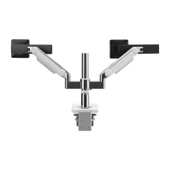 New Humanscale M/Flex for M2.1 Dual Monitor Arm, Polished Aluminum (X22SBW)