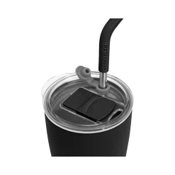 Capri Stainless Steel Vacuum Insulated Tumbler, 20 oz., Black (218688)<HYDRAFLOW Discount