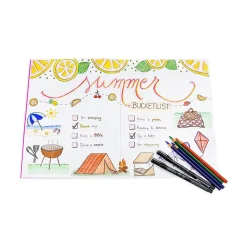 Composition Notebooks|Hygloss Blank Books, 8.5" x 11", 24 Sheets, Assorted Colors, 6/Pack, 2/Bundle (HYG77735-2)