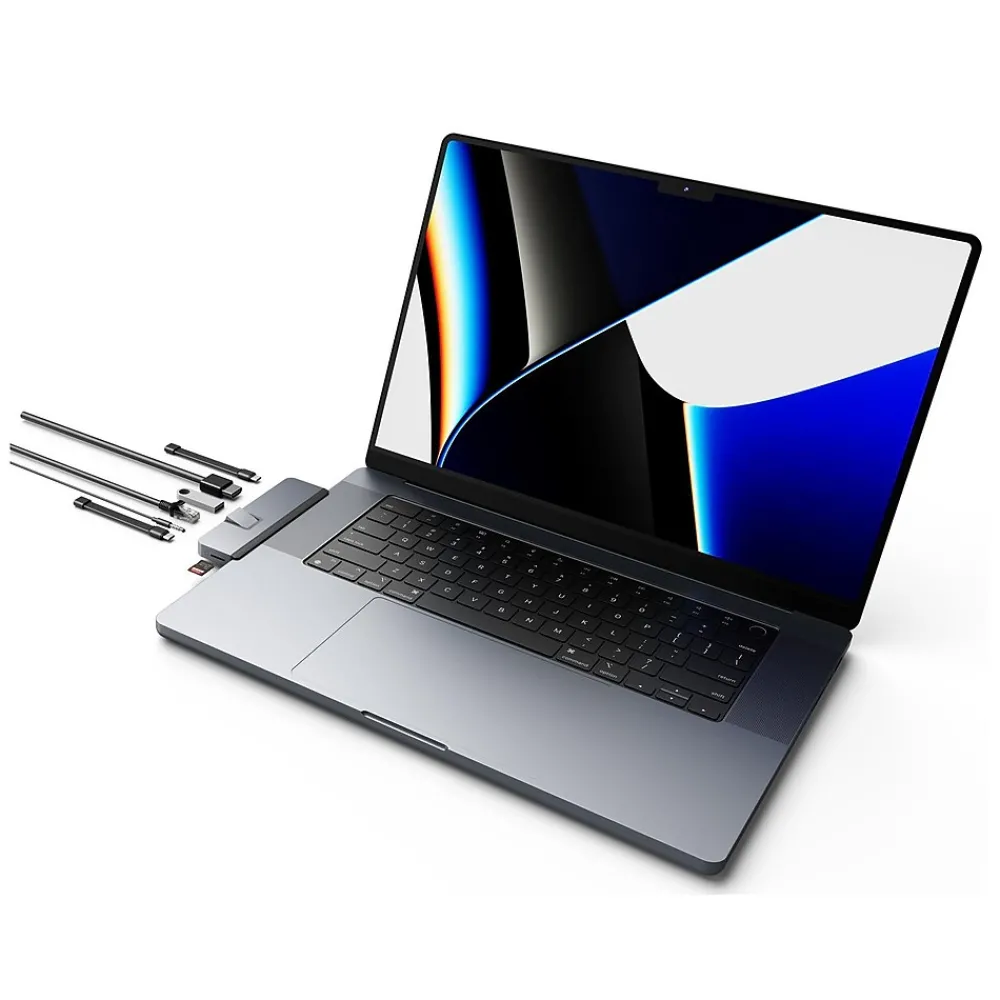 Hyper Products HyperDrive Duo Pro 7-Port USB Type-C Hub, Space Gray (HD575-GRAY)