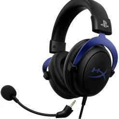 Clearance Kingston HyperX Cloud HHSC2-FA-BL/N Wired Over-the-Head Stereo Gaming Headset, Black/Blue