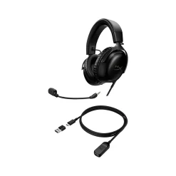 Discount HyperX Cloud III Noise Canceling Over-the-Ear Stereo Gaming Headset, USB/3.5mm, Black (727A8AA)