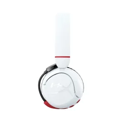 New HyperX Cloud Mini Wireless Active Noise Canceling Bluetooth Gaming On Ear Headset, Chromebook Certified, White (7G8F2AA)
